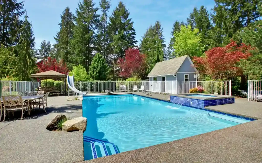 A beautifully designed backyard pool in Melbourne, installed with expert craftsmanship.