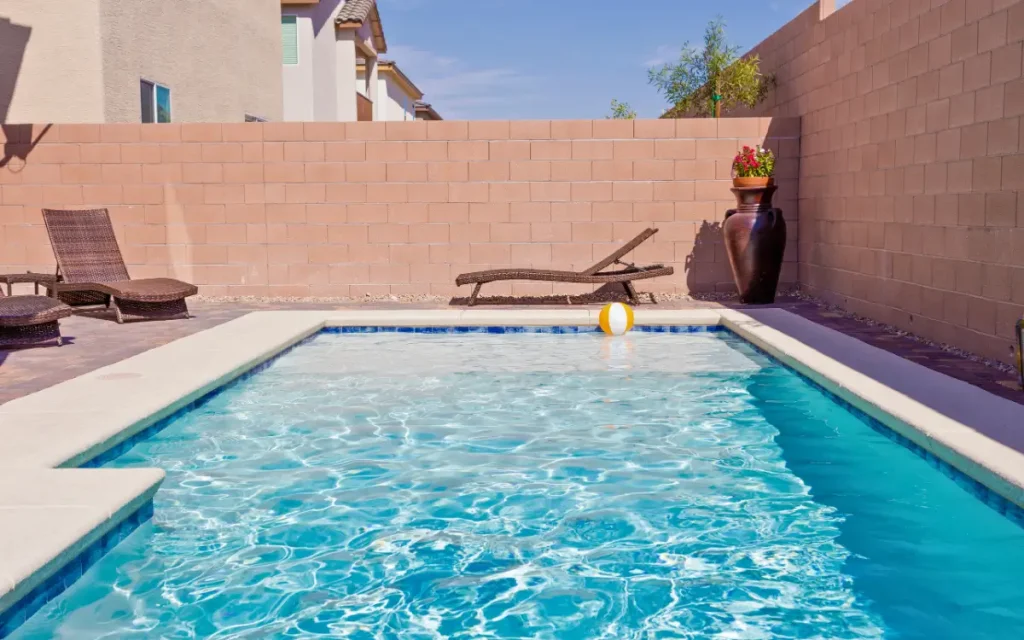 A sleek modern pool installation in Melbourne, designed for comfort and elegance.