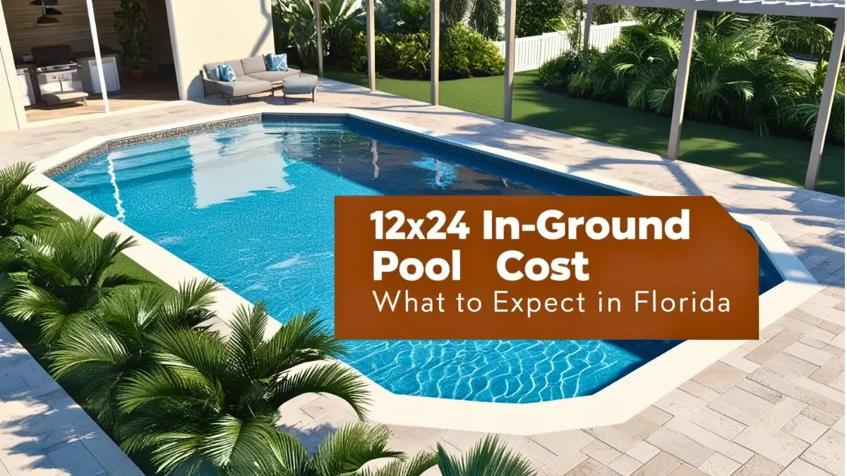 Estimated cost breakdown of a 12×24 in-ground pool installation in Florida.