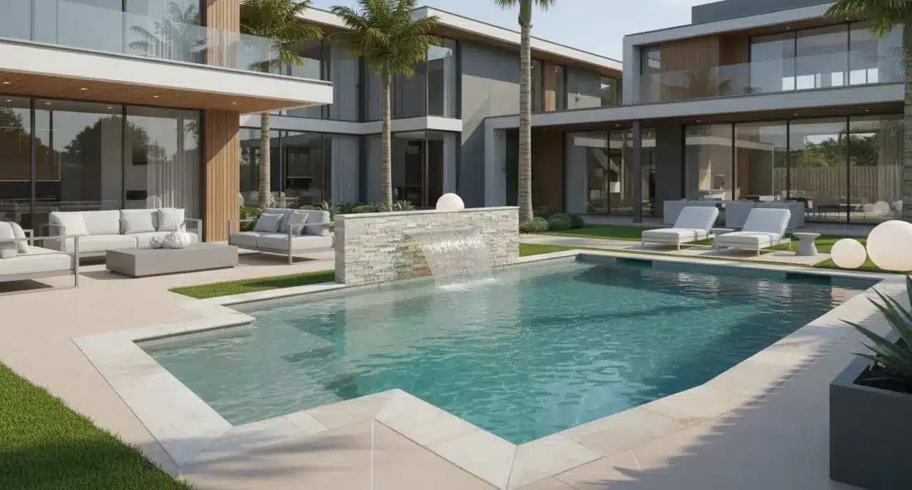 Standard Pool Luxury Backyard