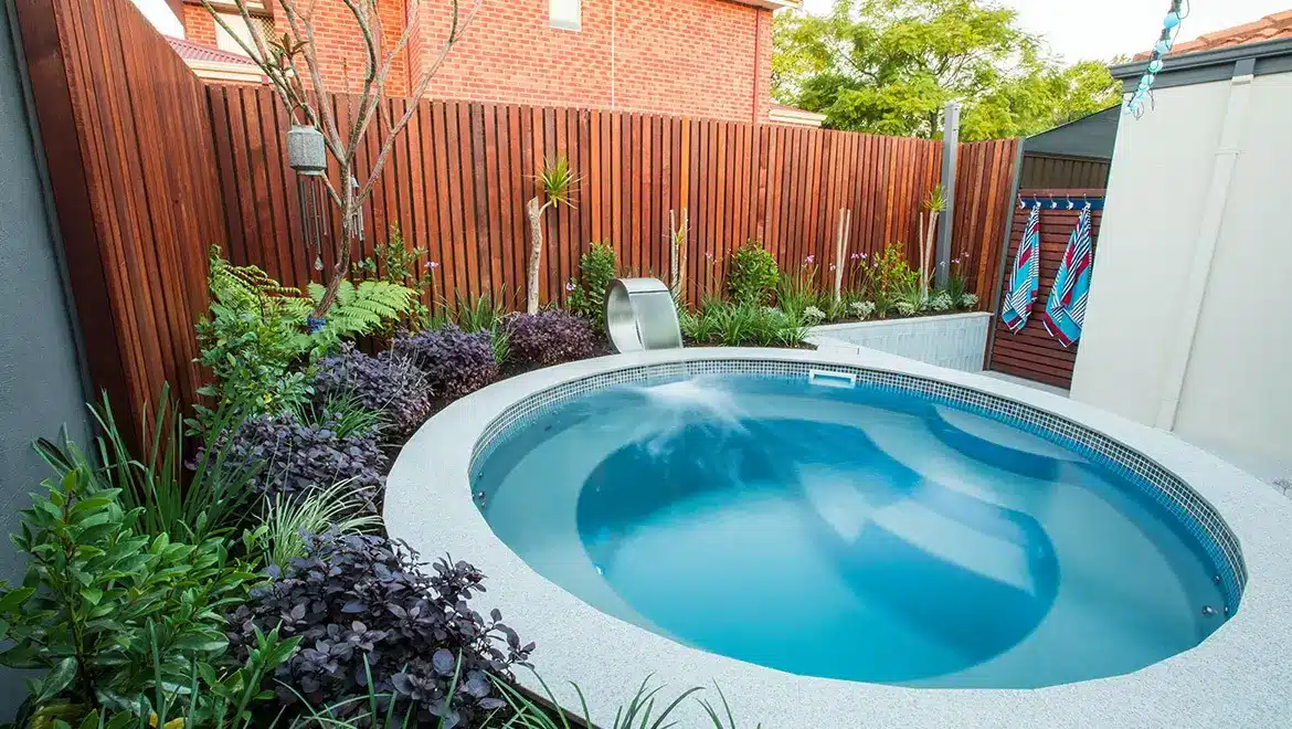 infinity pool front view