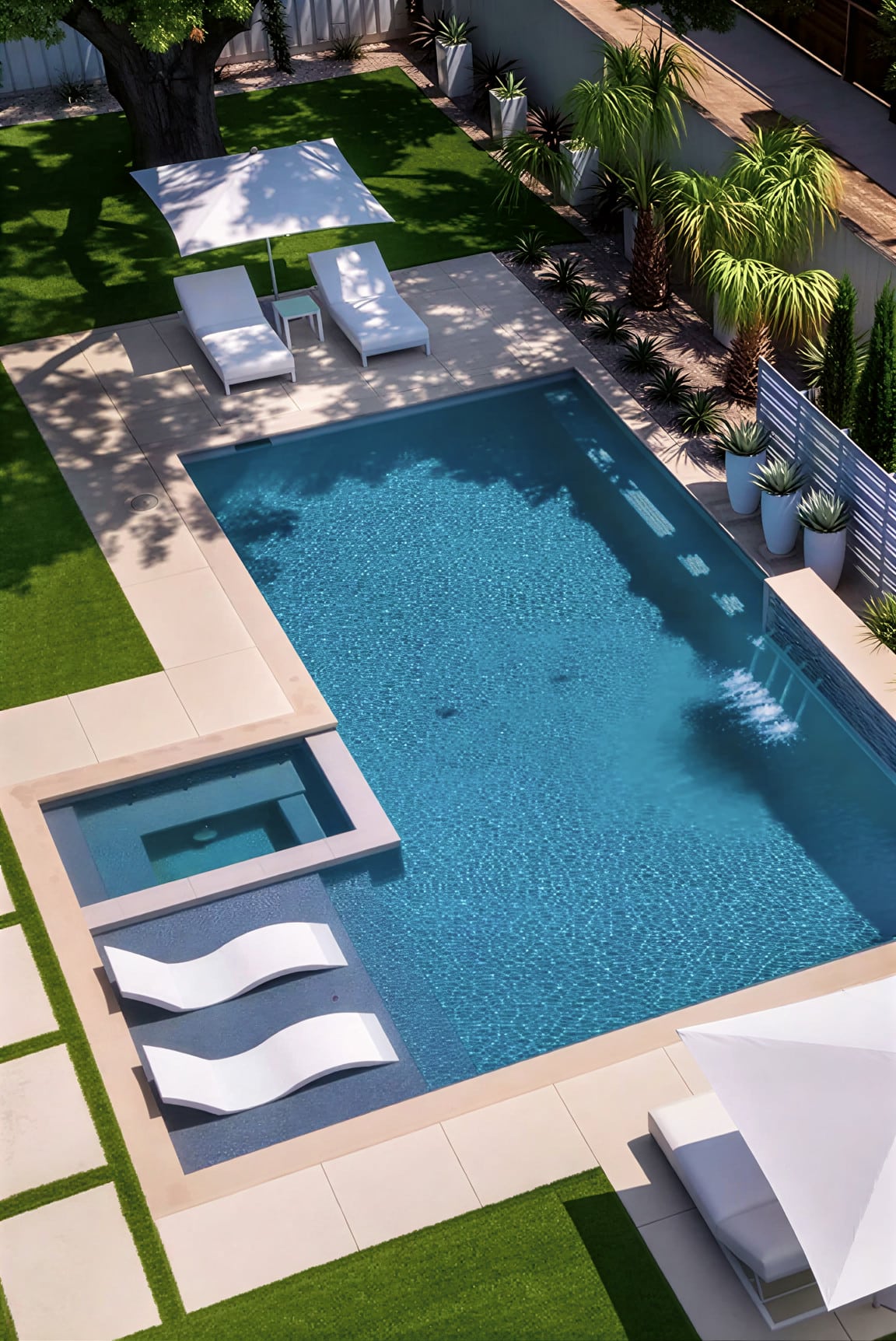 Stained Glass Tile Sandy Beach